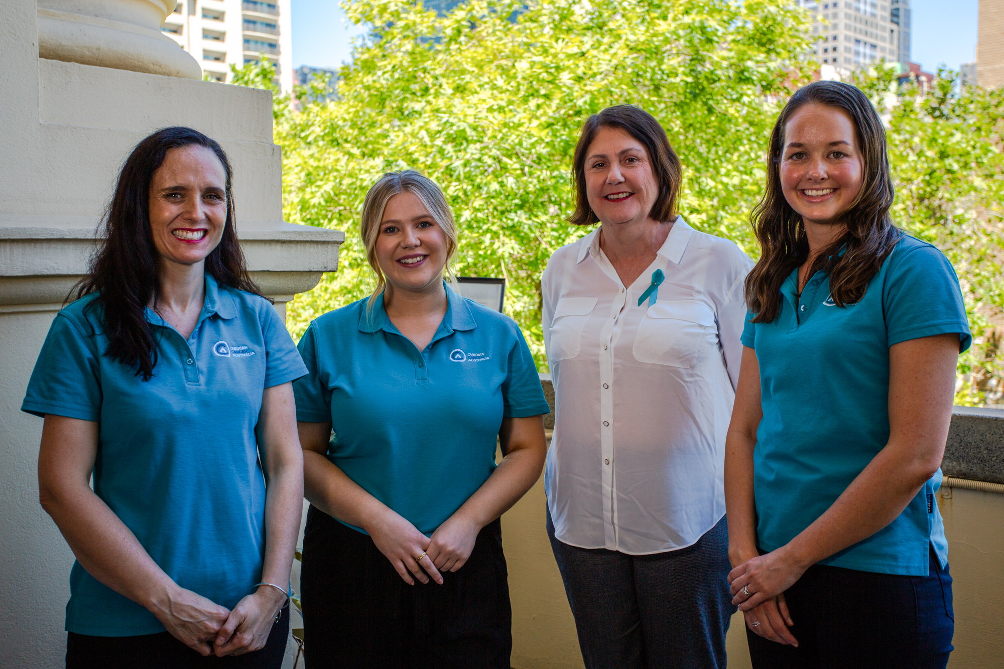 Ovarian Cancer Australia nurses in the Teal Support Team. PICTURE: SUPPLIED
