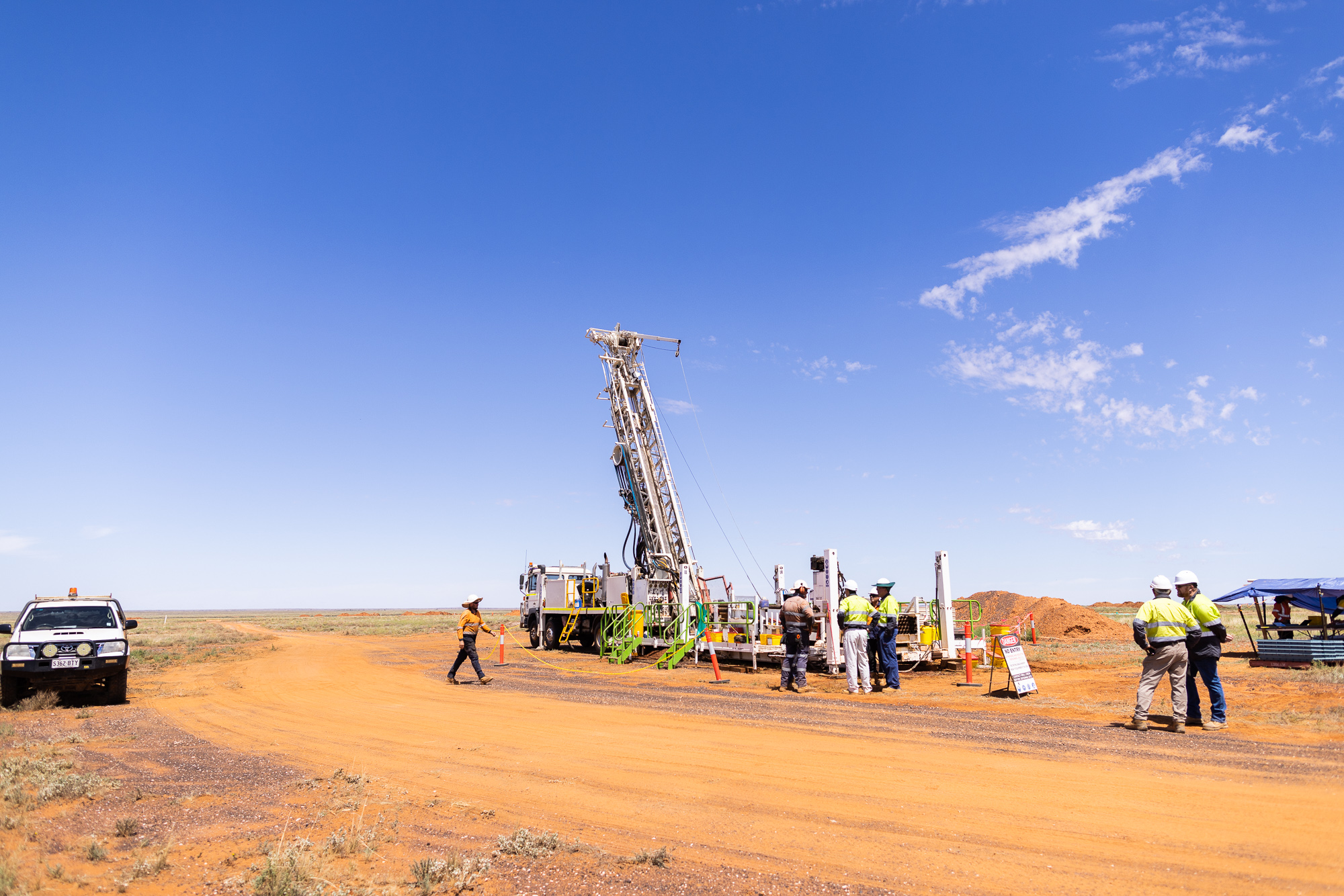 Hawsons Iron Limited project site 60kms southwest of Broken Hill. Picture: Supplied