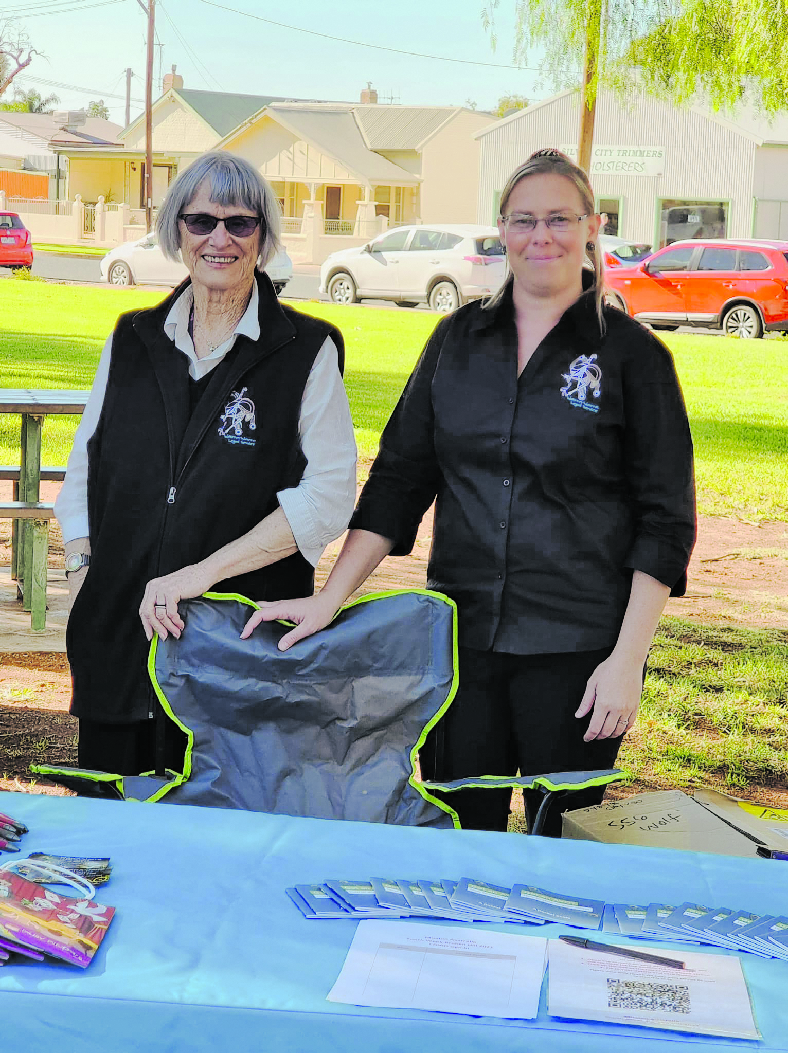 Warra Warra Legal Service at one of their community Outreach programs. Picture: Supplied