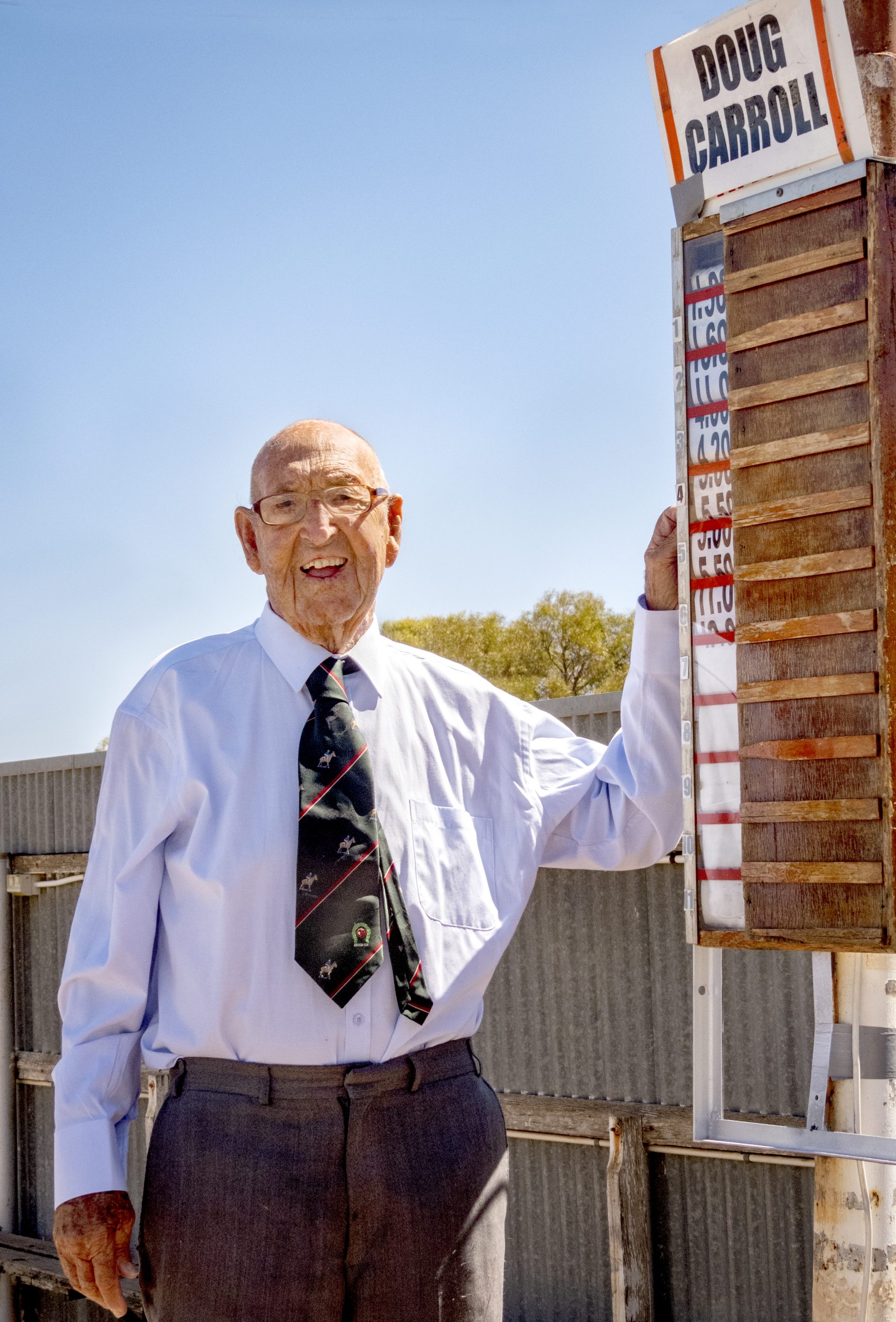 Local Doug Carrol, operating for 70 years, is the oldest bookie in the world. PICTURE: EVE-LYN KENNEDY