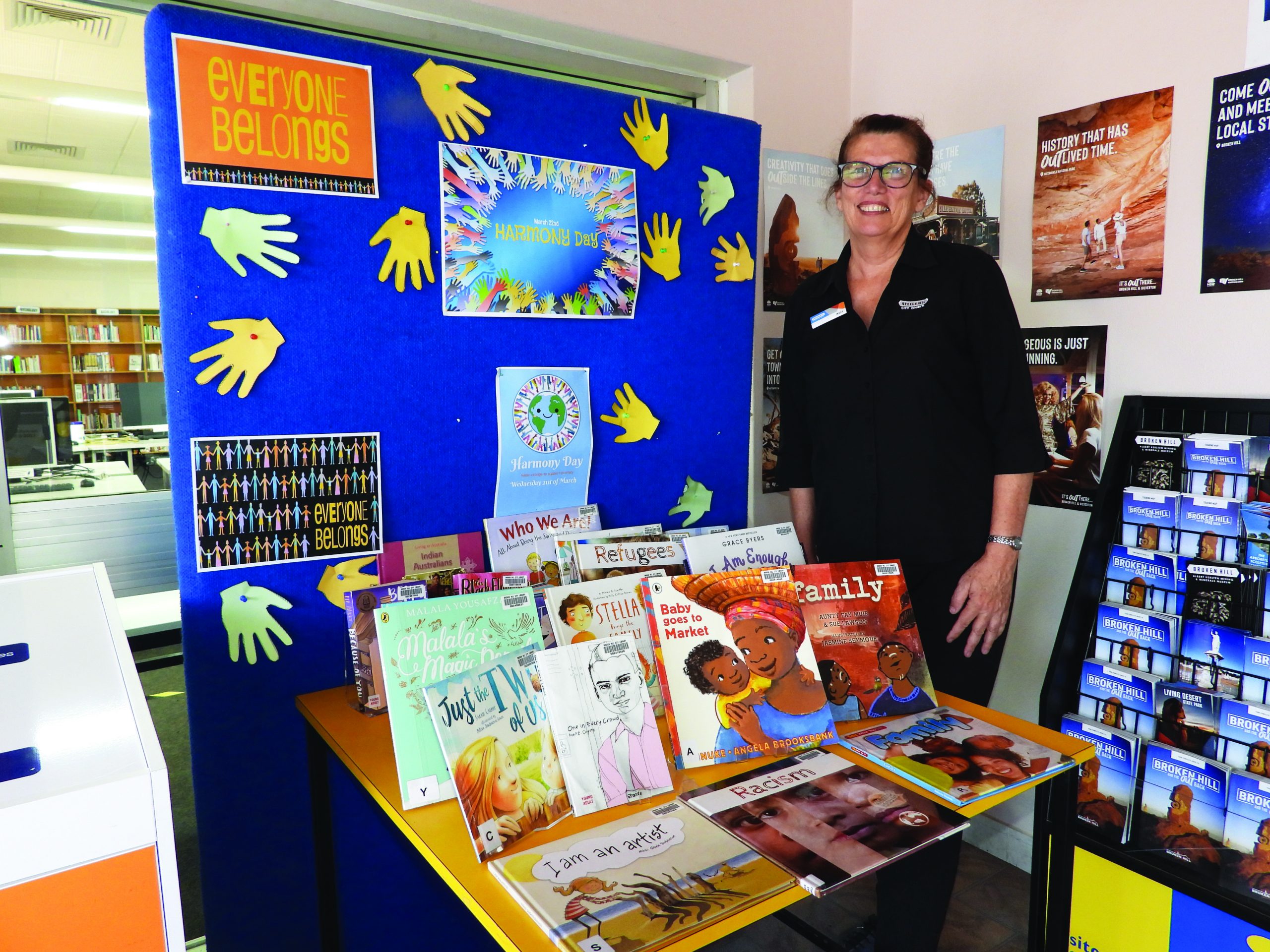 Broken Hill City Library coordinator Tracey Fraser.PICTURE: Andrew Lodiong