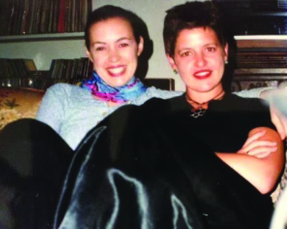 Lisa Doust (left) manages her artist sister, Melanie Vugich. PICTURE: SUPPLIED