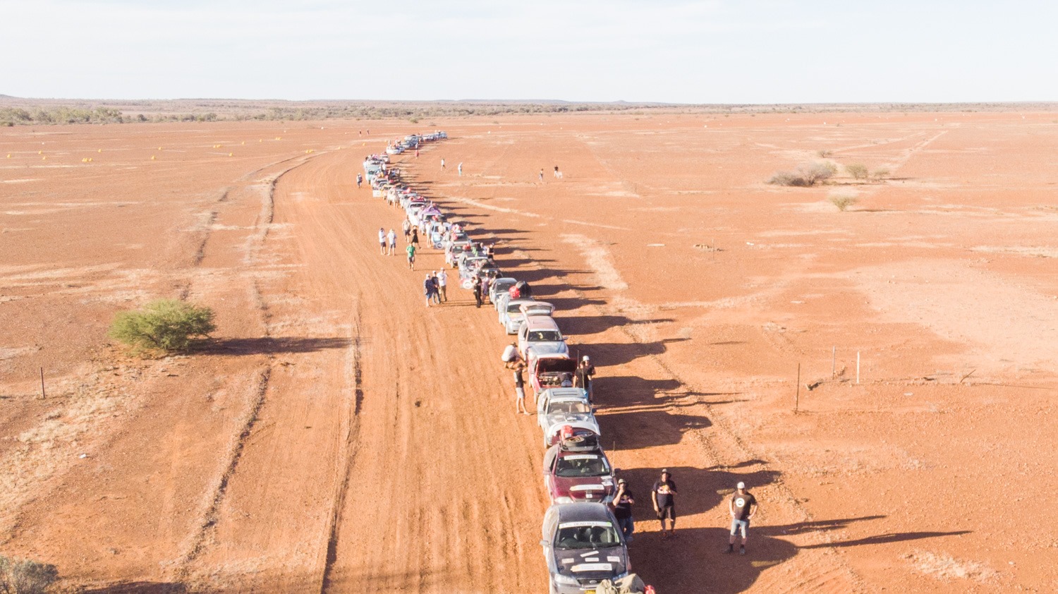 A rally fundraiser that took off today will stop in Silverton during its 3200km journey to South Australia.
