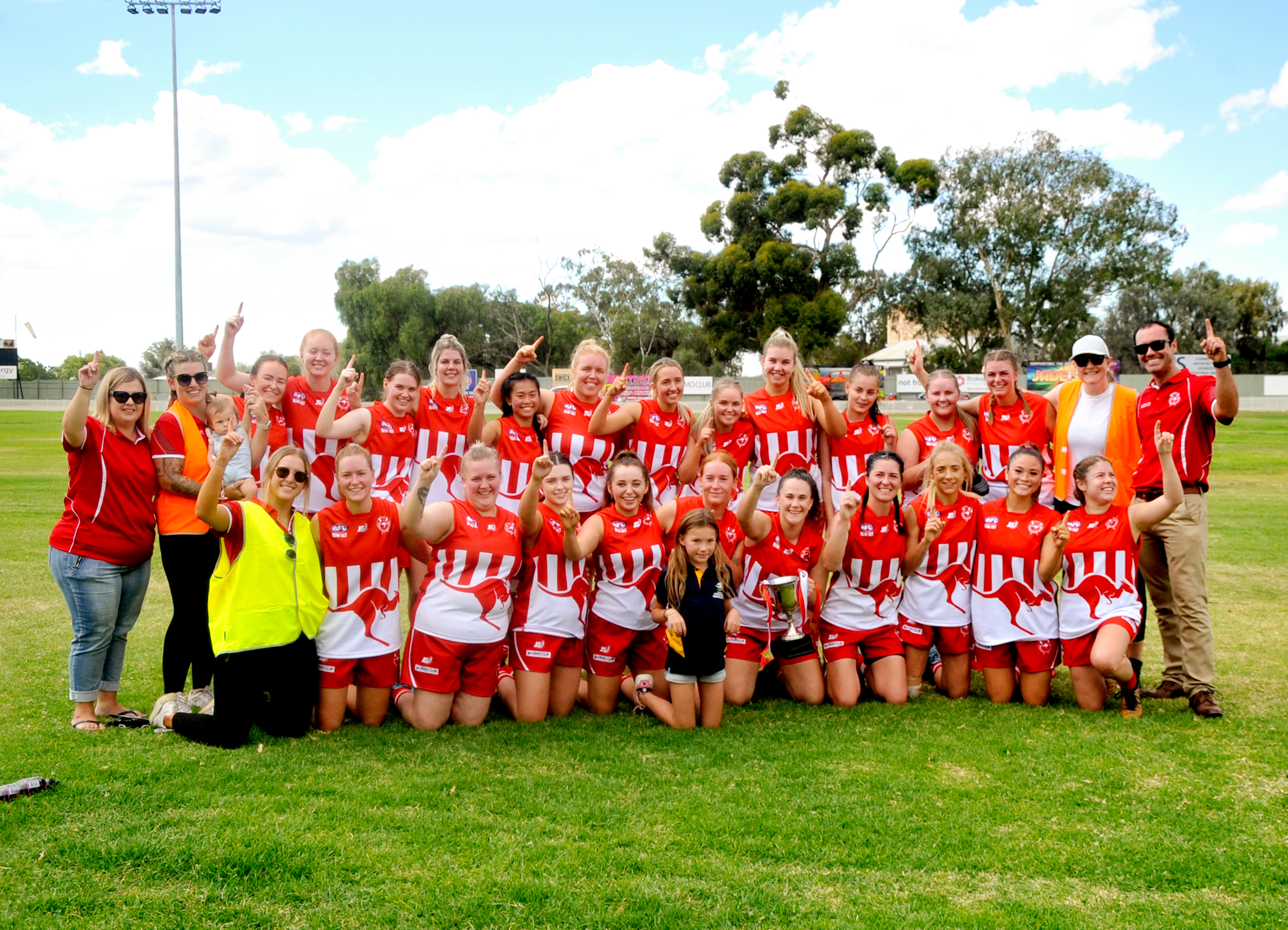 The Victorious South Broken Hill Women’s teamPicture: ANDREW Lodiong