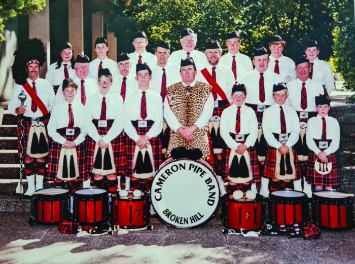Brian Wood is hoping to bring the Cameron Pipe Band back to its heyday.