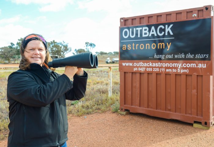Linda from Outback Astonomy.PICTURE: BARRIER TRUTH ARCHIVES