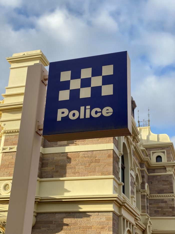 Broken Hill Police Sign