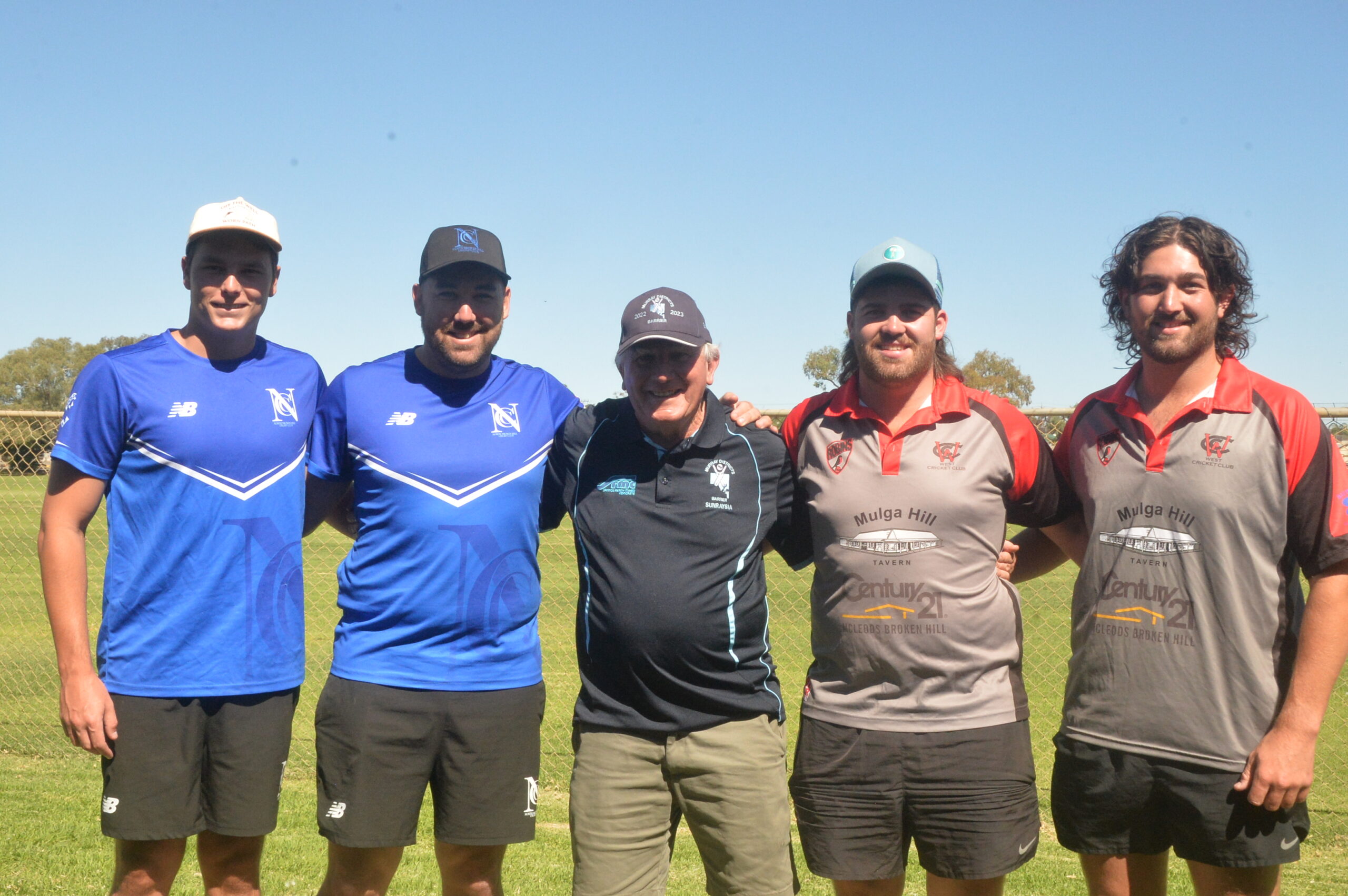 Broken Hill cricketers ahead of SACA Country Cricket Championships.