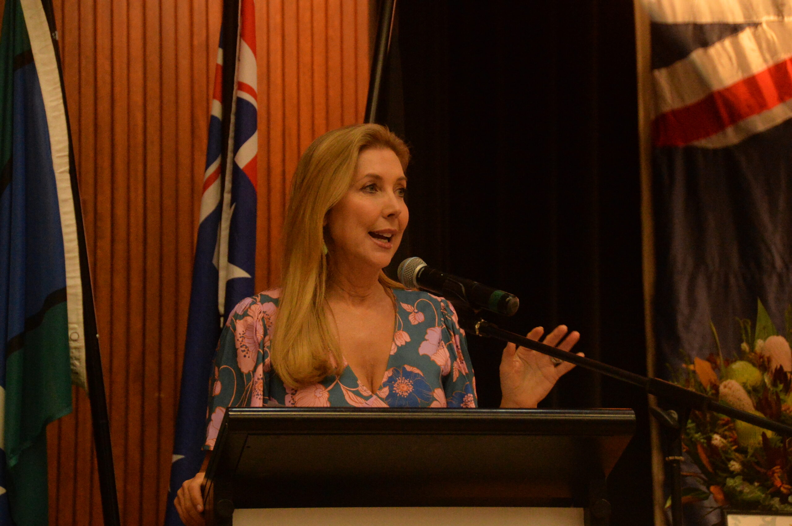Catriona Rowntree at Broken Hill's Australia Day Ceremony