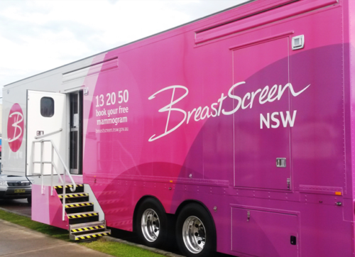 BreastScreen NSW Mobile Screening Van
